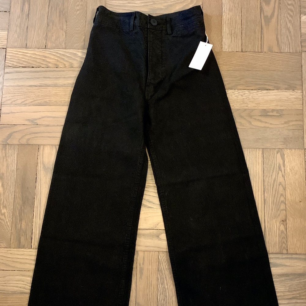 BNWT Jesse Kamm Sailor Pants in Black, Size 0
